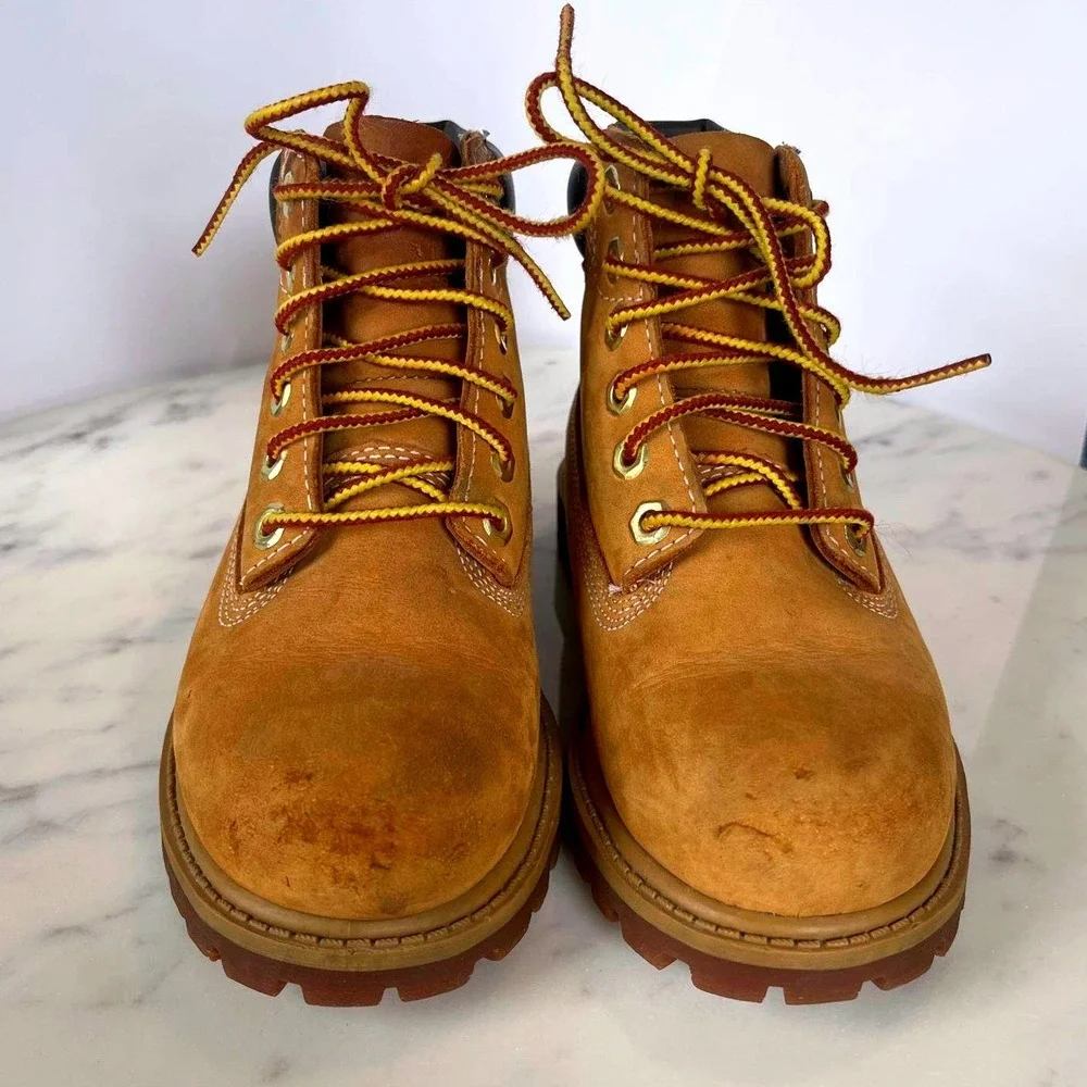 Timberland Toddler's Premium 6-Inch Waterproof Boots Wheat Nubuck Sz 11T‎ 12809M